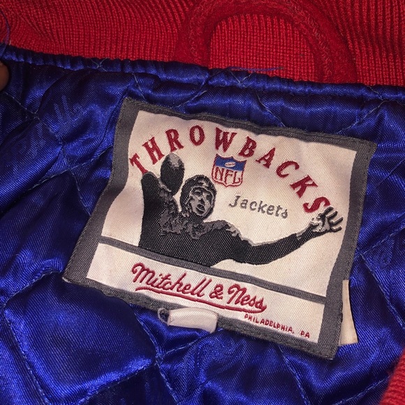 MITCHELLNESS AUTHENTIC THROWBACKS HEAVY WOOL JACKETS TEAM JACKETS - Picture 8 of 13